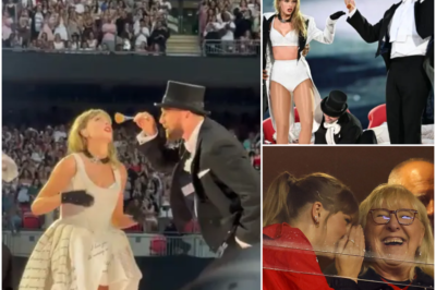 Donna Kelce shares Eras Tour clip of Travis Kelce and Taylor Swift onstage in London: ‘SOS’