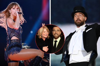 Travis Kelce Celebrates with Taylor Swift’s Mom After Onstage Surprise — Which Her Dad ‘Didn’t Even Know’ About