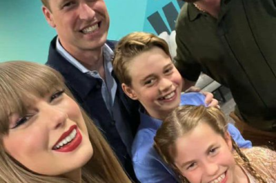 Impressive moment: Taylor Swift with Travis Kelce, Prince William and his kids…