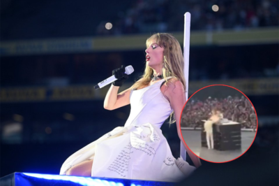 Awkward moment Taylor Swift has to be helped down from stage after malfunction during Aviva Stadium gig in Dublin