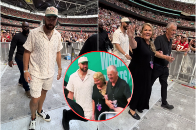 Travis Kelce Joins Taylor Swift’s Parents at Her Third Eras Tour Show in London