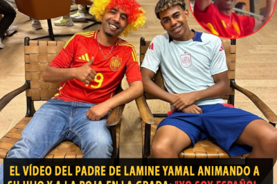 El vídeo del padre de Lamine Yamal animando a su hijo y a La Roja en la grada: “Yo soy español, español…”