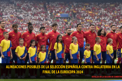 Alineaciones posibles de la selección española contra Inglaterra en la final de la Eurocopa 2024