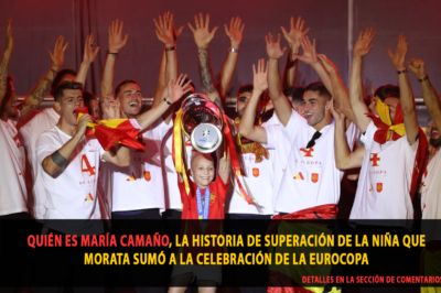 Quién es María Camaño, la historia de superación de la niña que Morata sumó a la celebración de la Eurocopa 