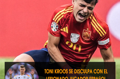 Toni Kroos se disculpa con el lesionado jugador español Pedri en un emotivo mensaje