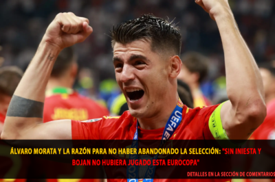 Álvaro Morata y la razón para no haber abandonado la selección: “Sin Iniesta y Bojan no hubiera jugado esta Eurocopa” 