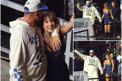 Taylor Swift’s sweet hint Travis Kelce was at Amsterdam show before sharing backstage kiss