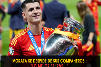 Morata se despide de sus compañeros: “Lo mejor es irme…”