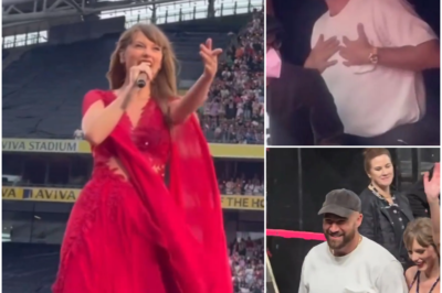 Travis Kelce Shocked Taylor Swift By Showing Up In Ireland. Taylor’s Reaction to Seeing Travis in the Crowd Is Absolutely Priceless