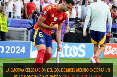 La emotiva celebración del gol de Mikel Merino encierra un bello homenaje a su padre: igual que hace 33 años