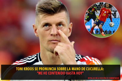 Toni Kroos se pronuncia sobre la mano de Cucurella: “Me he contenido hasta hoy”