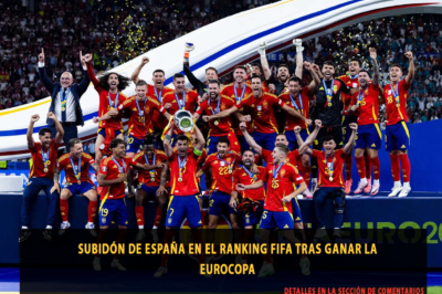 Subidón de España en el ranking FIFA tras ganar la Eurocopa