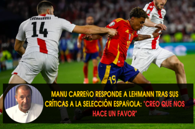 Manu Carreño responde a Lehmann tras sus críticas a la selección española: “Creo que nos hace un favor”