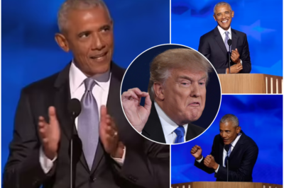 Barack Obama mocks Trump’s ‘weird obsession’ with size in speech full of attacks: Ex-president leads chants of ‘yes she can’ for Kamala Harris after his aides helped force Biden out of race