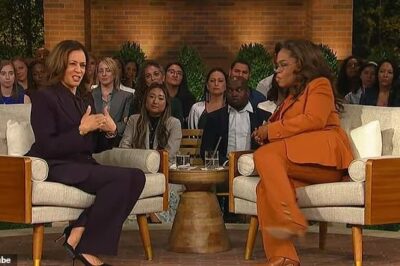 Kamala Harris makes a shocking threat during an event with Oprah Winfrey before immediately regretting it: “I probably should not have said that,” not forgetting to blame her subordinates.