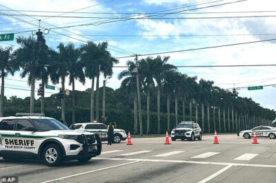 BREAKING NEWS : Trump is rushed to safety after Secret Service agents ‘fired on man with a gun’ at his Florida golf course while he was playing