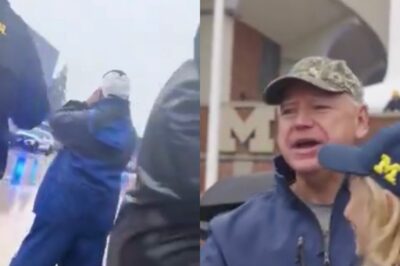 WATCH: Michigan Football Fans Relentlessly Boo Tim Walz: ‘Get Out Of Here!’