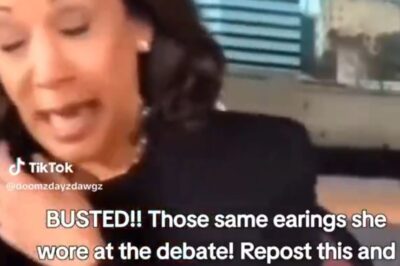 BREAKING: Undeniable Evidence Shows Kamala Harris Wearing Bluetooth Earrings