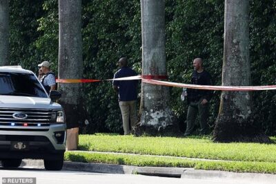 FBI shares pictures of rifle, backpack and GoPro ‘assassin’ had hidden in the bushes while lying in wait for Trump on his Florida golf course