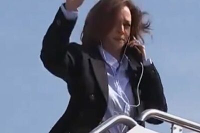 Watch: Kamala avoids reporters by pretending to take a phone call, but her clumsy act with the phone once again gave her away.