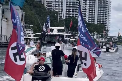 ‘Fake’ Donald Trump supporters in Swastika t-shirts get instant karma at Florida MAGA boat parade