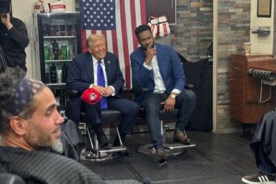 Watch as Trump ‘takes down’ the men at Javier’s Barbershop in the Bronx—Kamala definitely won’t be happy to see this!