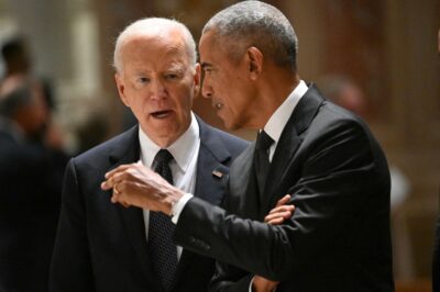 Biden and Obama’s Shocking Conversation at Ethel Kennedy’s Funeral Exposed by The Post’s Lip Reader, Hinting at the Possibility of Democrats Dropping Kamala Last Minute: “She’s Not as Strong as Me – We Have Time”