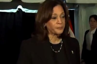 Watch: ABC reporter stunned as Kamala, with a face looking like she’s about to cry, turns her back and runs away live on air.