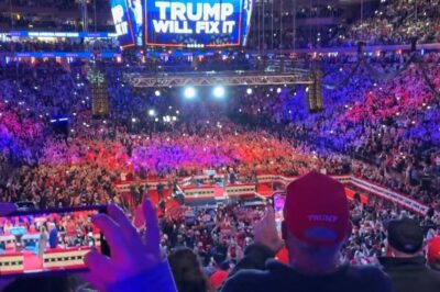 Watch : The amazing video of Trump entering MSG: Trump’s appearance, the crowd, the singing, the vibes, and the tears that were shed!