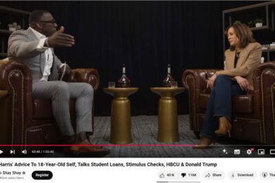 Watch : K​a​m​a​l​a just set a new record with Shannon Sharpe on Club Shay Shay with 115k dislikes. What’s more surprising is that almost all viewers stopped the video at 0:00 to do one thing