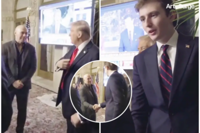 Barron Trump heard in clip of dad asking UFC’s Dana White, ‘Can we make him into a fighter?’ makes supporters freak out: ‘Such a gentleman!’