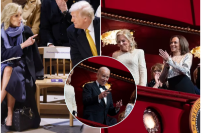 Joe and Jill Biden give Kamala Harris and Doug the cold shoulder in very awkward encounter at Kennedy Center Honors