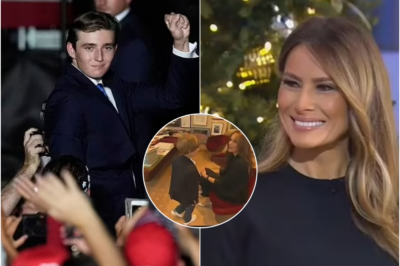 Melania Trump gave her reaction to the viral video of her son Barron talking about his ‘soot case,’ saying she is ‘very proud of him.’