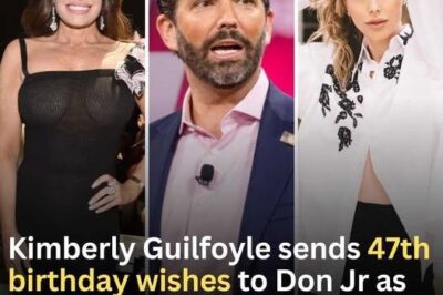 Kimberly Guilfoyle sends birthday wishes to Don Jr as he enjoys with Bettina Anderson at Mar-a-Lago bash