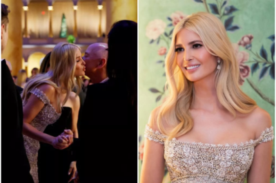 Ivanka Trump dazzles in fitted glitzy gown as she mingles with Elon Musk and Jeff Bezos