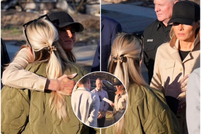 A Touching Video of the First Lady Comforting a Wildfire Victim in an Incredibly Special Way, Leaving the Woman in Tears, Goes Viral.