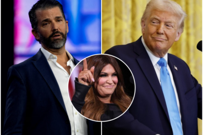 Trump Throws Sly Shade At Don Jr. (& We Bet Kimberly Guilfoyle Is Chuckling)