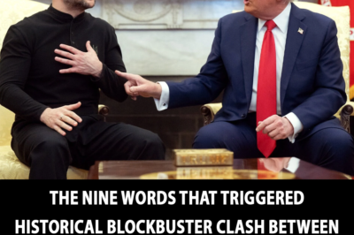 Revealed: The nine words that triggered historic blockbuster clash between Zelensky and Trump – as world holds its breath to see Donald’s next move