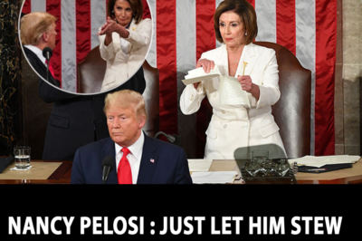 ‘Let him stew in his own juice,’ Pelosi advises ahead of Trump’s speech