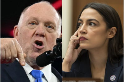 AOC Gets Rattled By Tom Homan, Sends Urgent Letter To DOJ