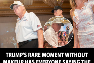 Trump’s Rare Moment Without Makeup Has Everyone Saying The Same Dark Thing