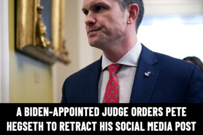 A Biden-appointed judge orders Pete Hegseth to retract his social media post despite the new executive order issued by Trump