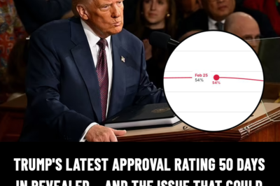 Trump’s latest approval rating 50 days in revealed… and the issue that could destroy his presidency